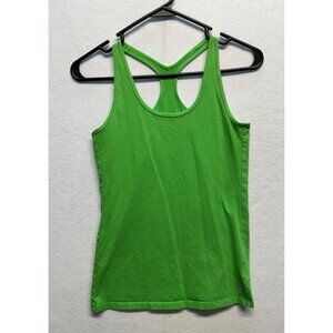 Reebok Womens Green Racerback Tank Top Size Small